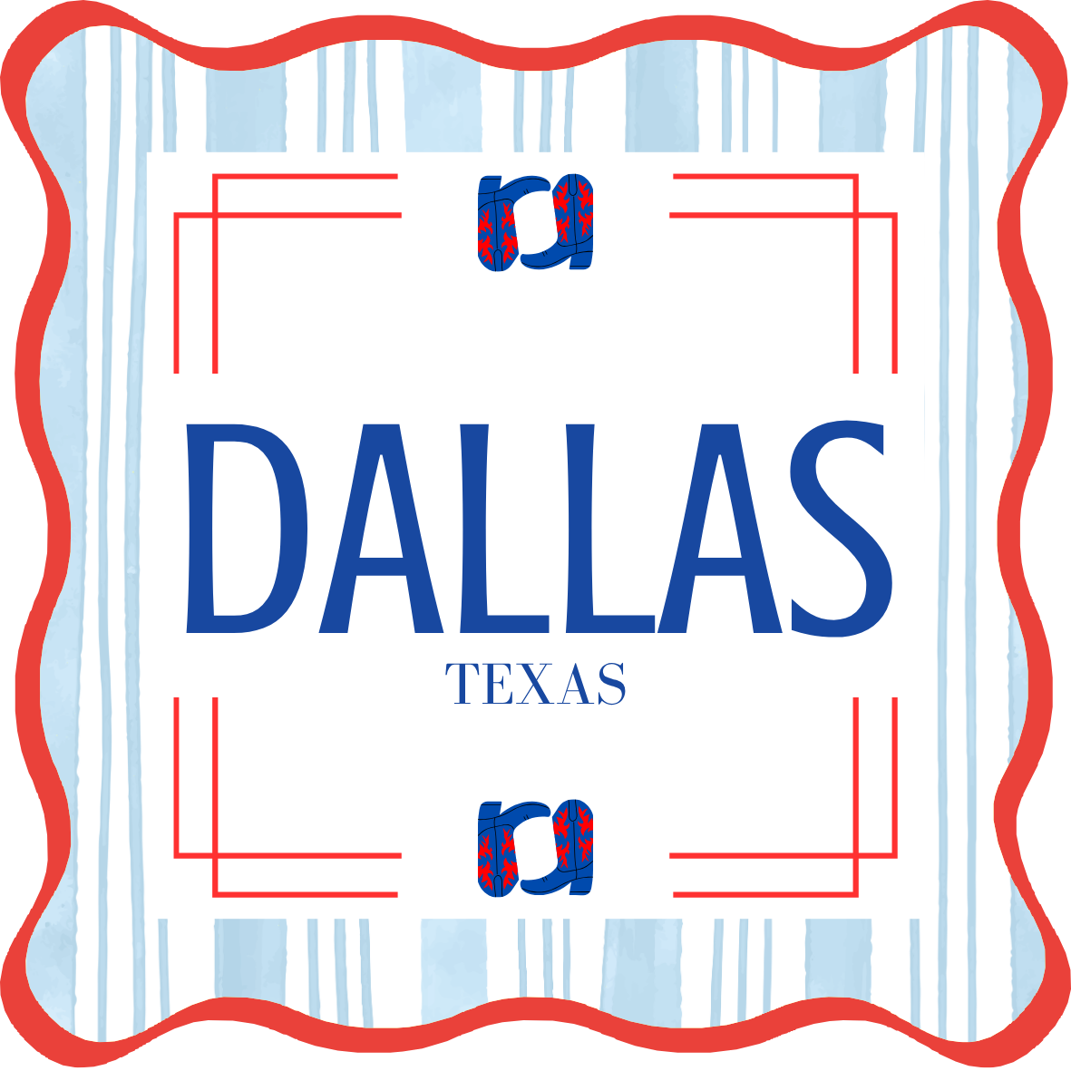 Dallas, TX Acrylic Coaster