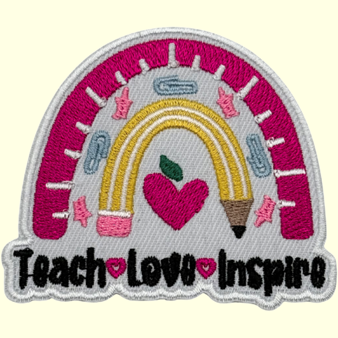 Teach Love Inspire Curved Pencil