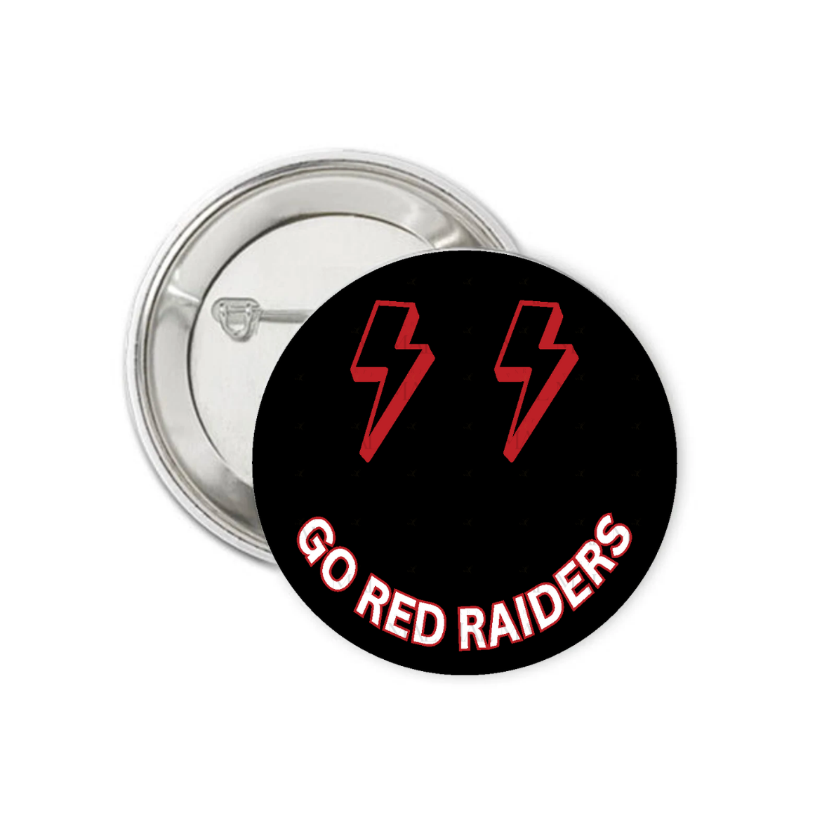 Lightening Smile 3" Button