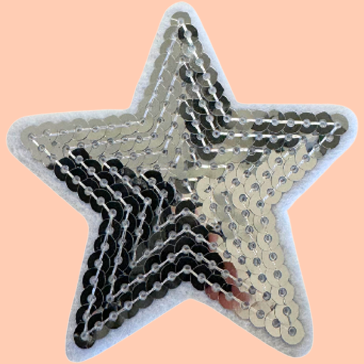 Silver Sequin Star