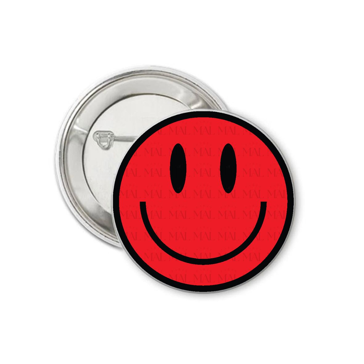 Solid Smile 3" Button