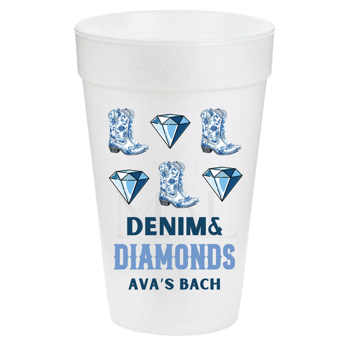 Denim and Diamonds 20oz Cups
