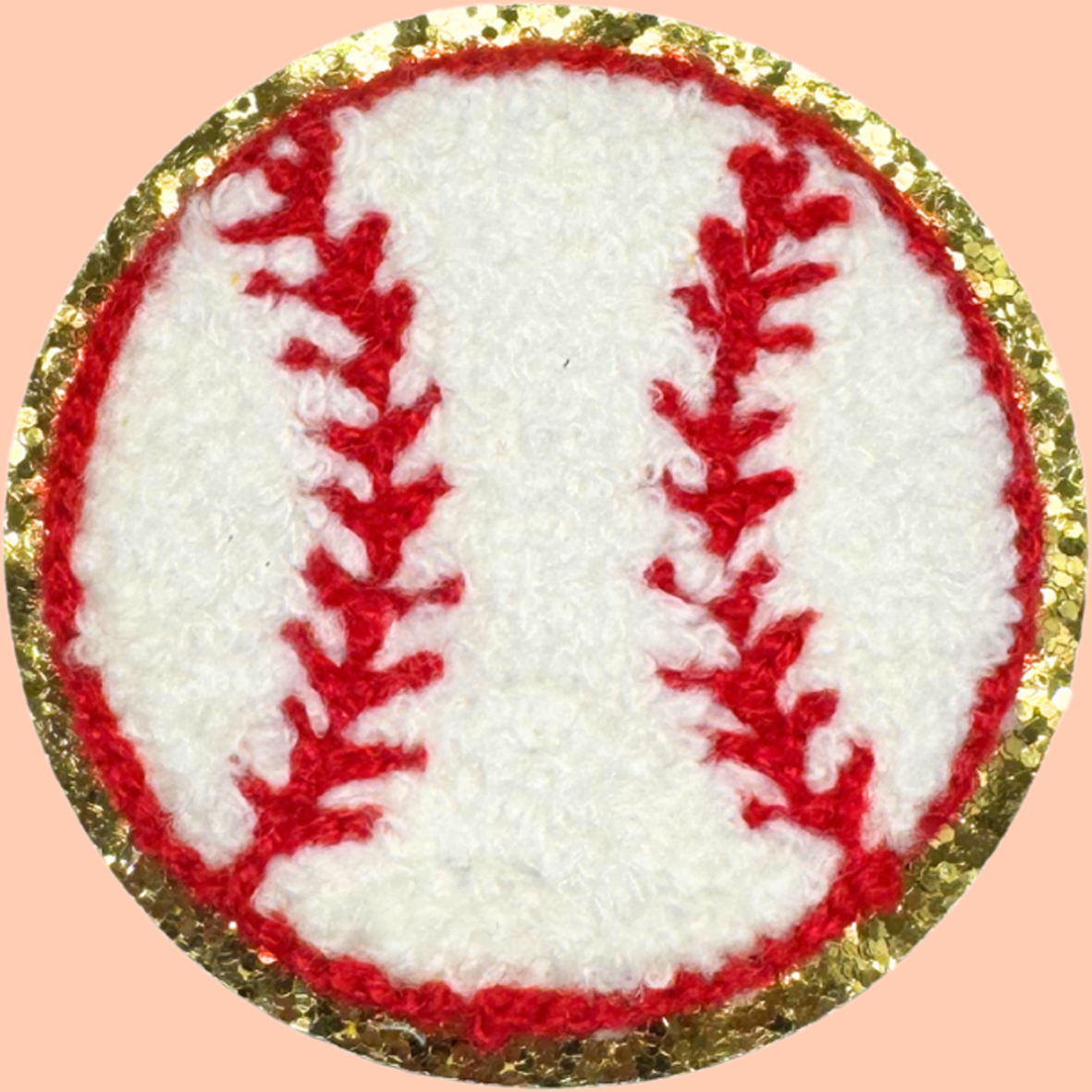 Baseball trimmed in Gold Chenille
