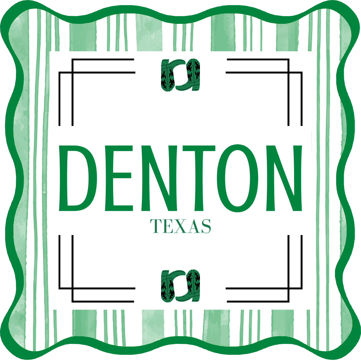 Denton, TX Acrylic Coaster