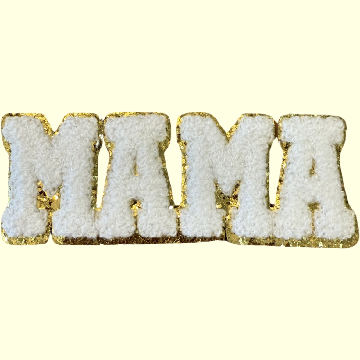 White Mama Trimmed in Gold
