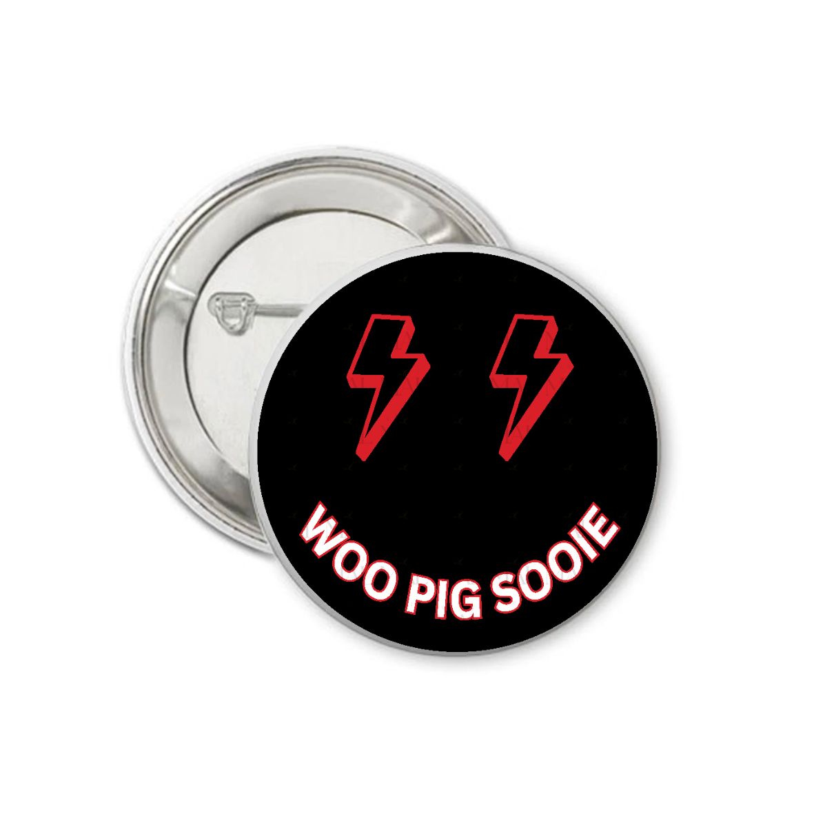 Lightening Smile 3" Button