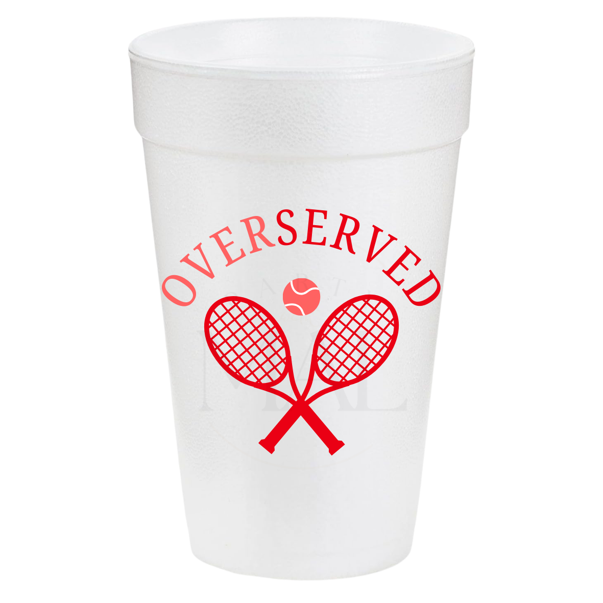 Red Over-Served 20oz Cups