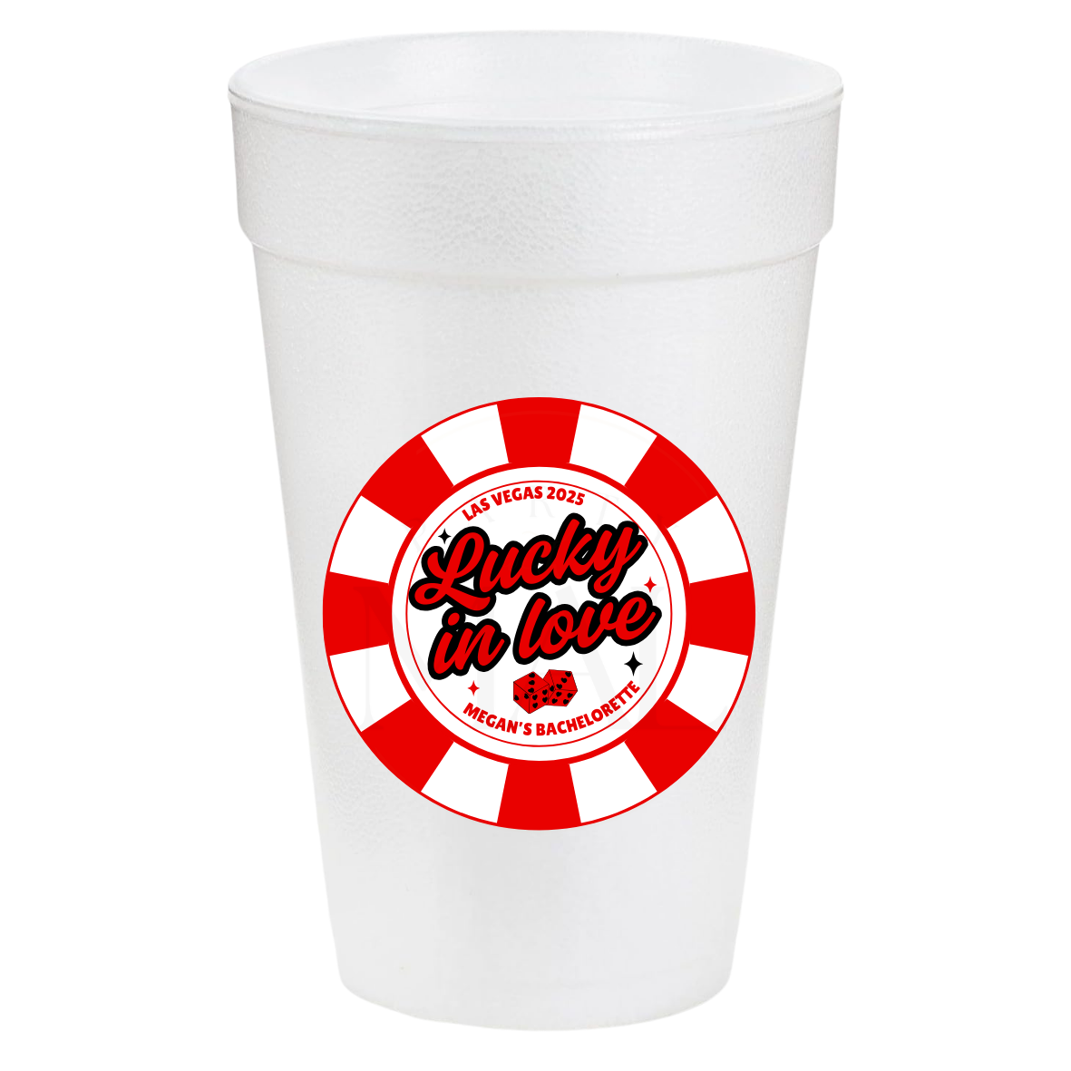 Lucky in Love Red Chip 20oz Cups