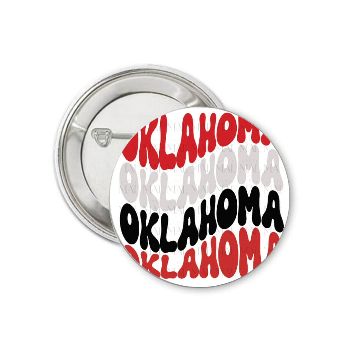 Wavy State 3" Button