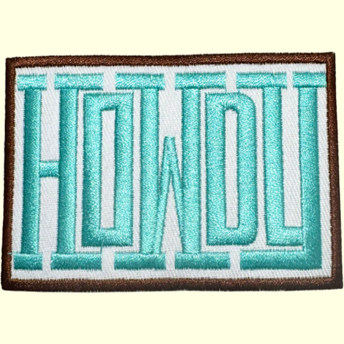 Blue Howdy Square