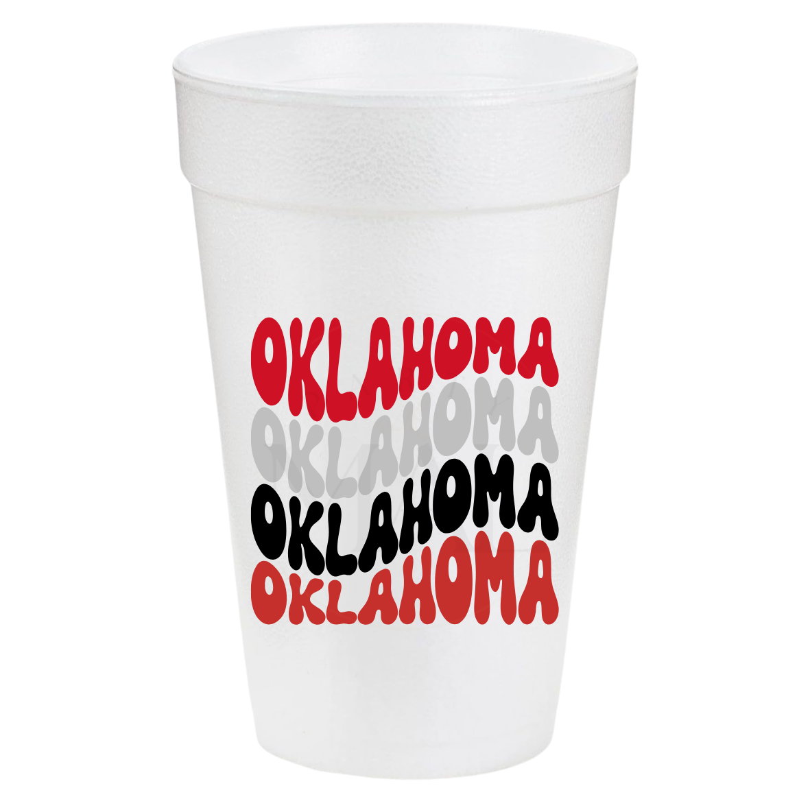 Wavy Oklahoma 20oz Cups