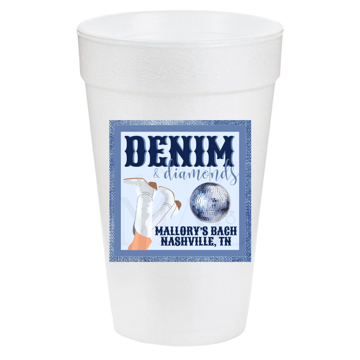 Denim and Diamonds 20oz Cups