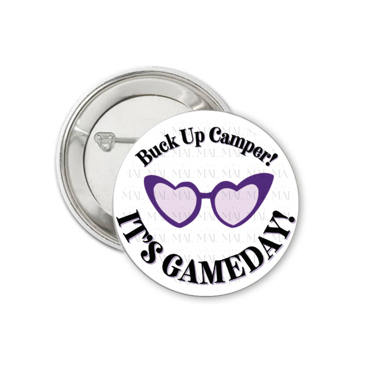 Get Up, It's Gameday 3" Button