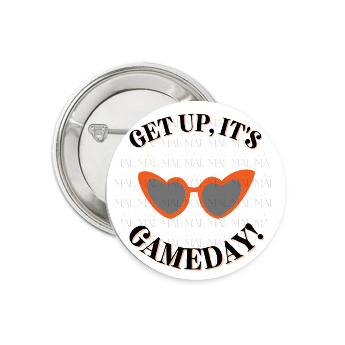 Get Up, It's Gameday 3" Button