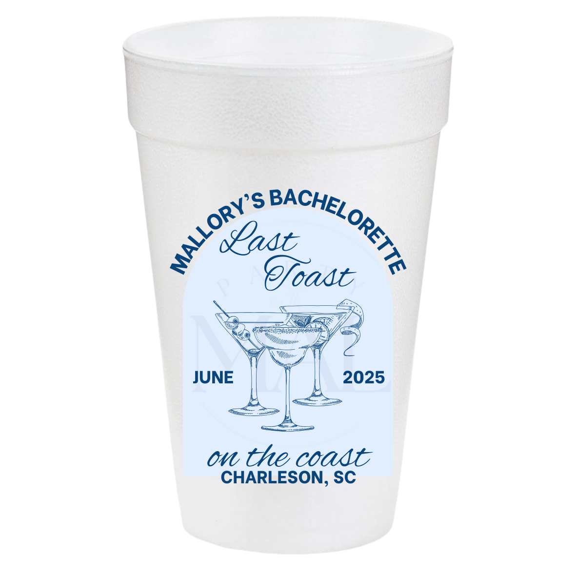 Last Toast on the Coast Arch 20oz Cups