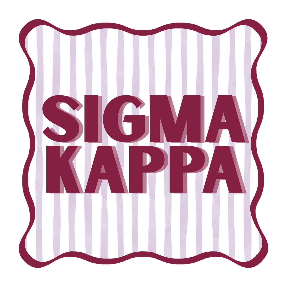 Sigma Kappa Acrylic Coaster