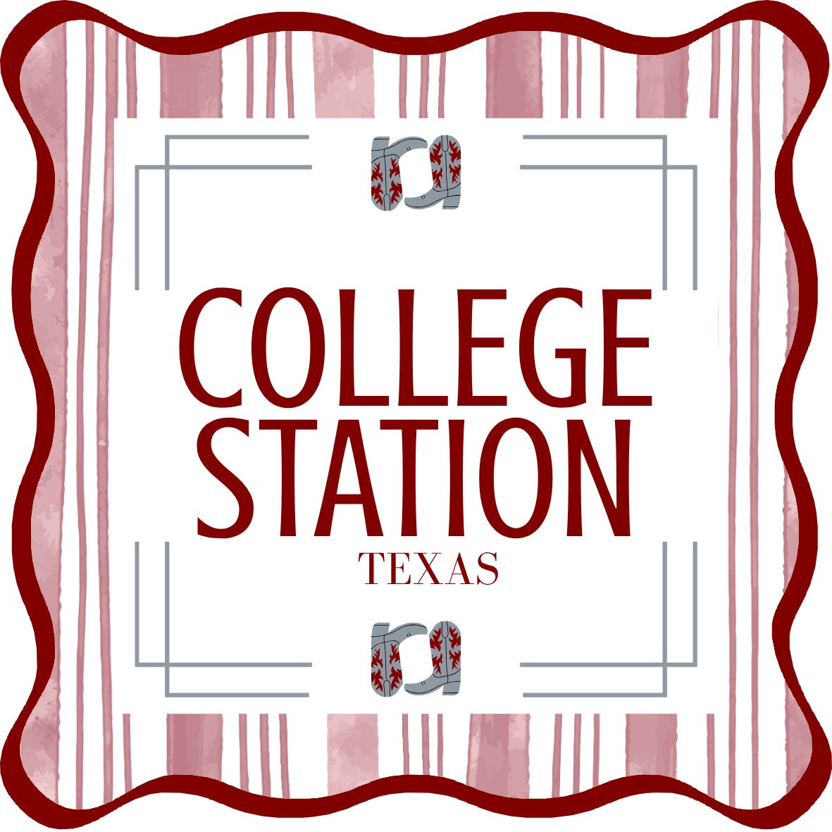 College Station, TX Acrylic Coaster