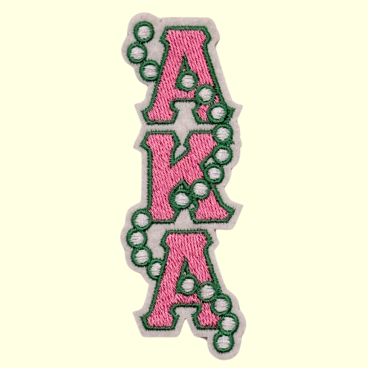 AKA Letters with Pearls