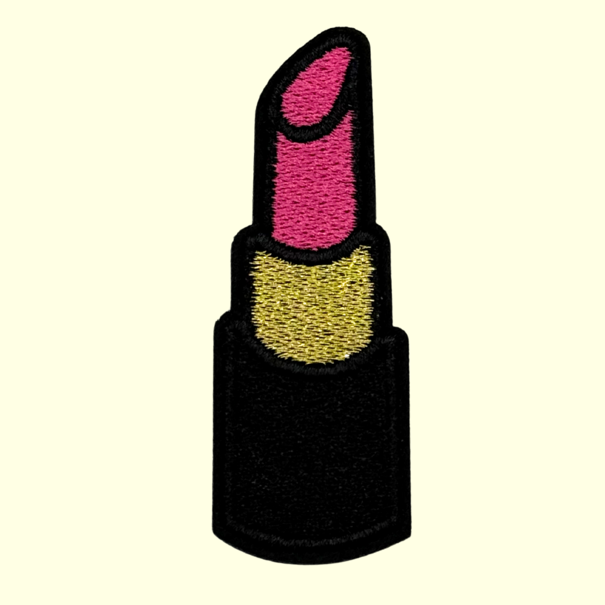 Lipstick Black, Gold, & Hot Pink