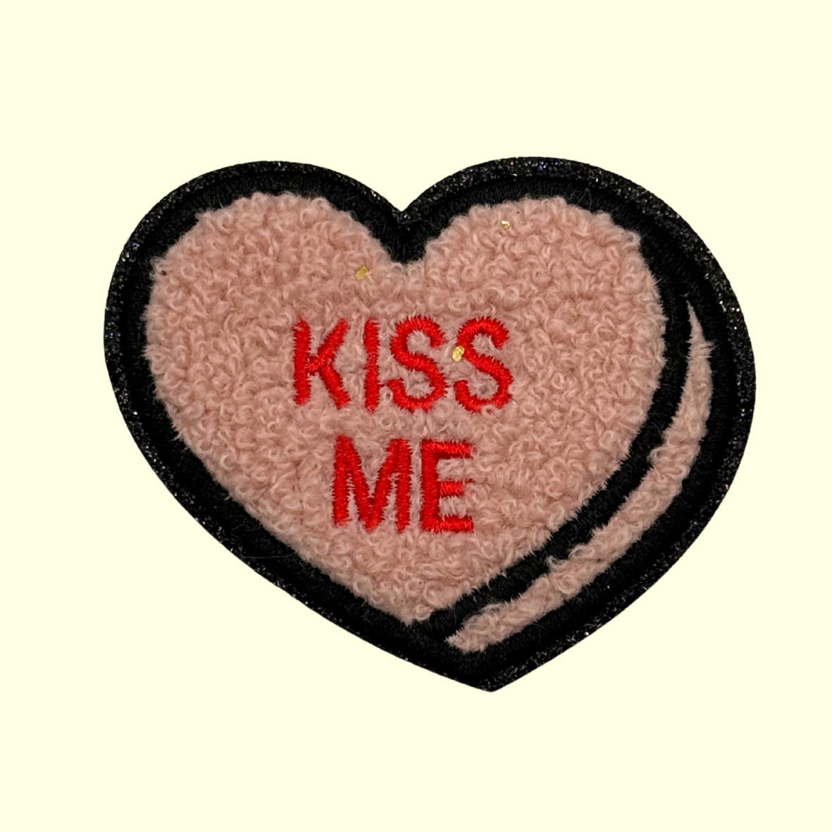 Kiss Me Pink Heart