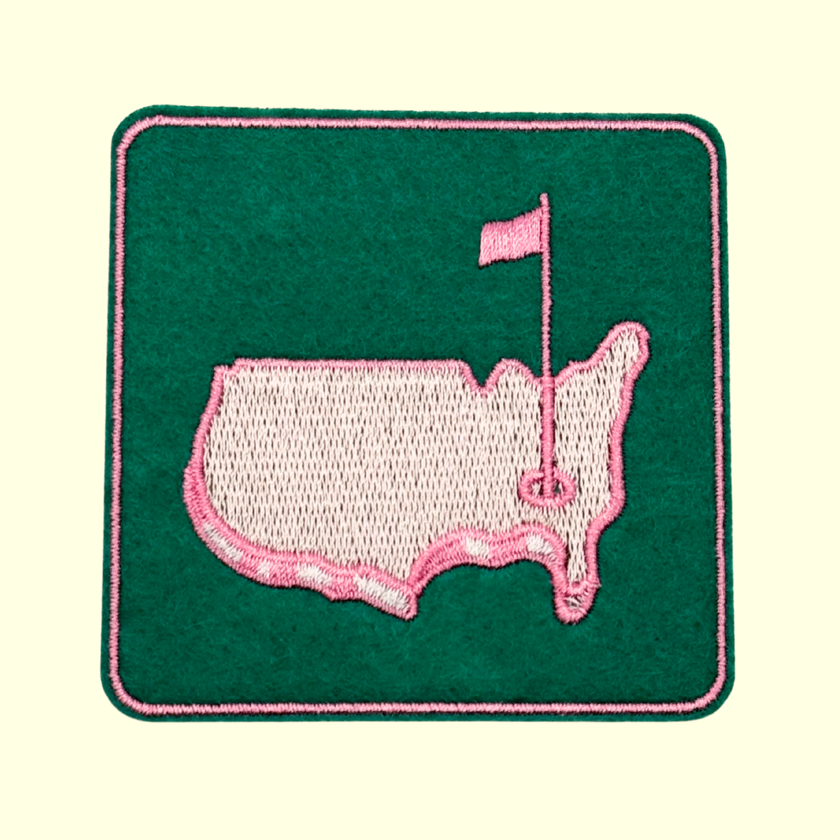 Pink and Green Masters Sqaure