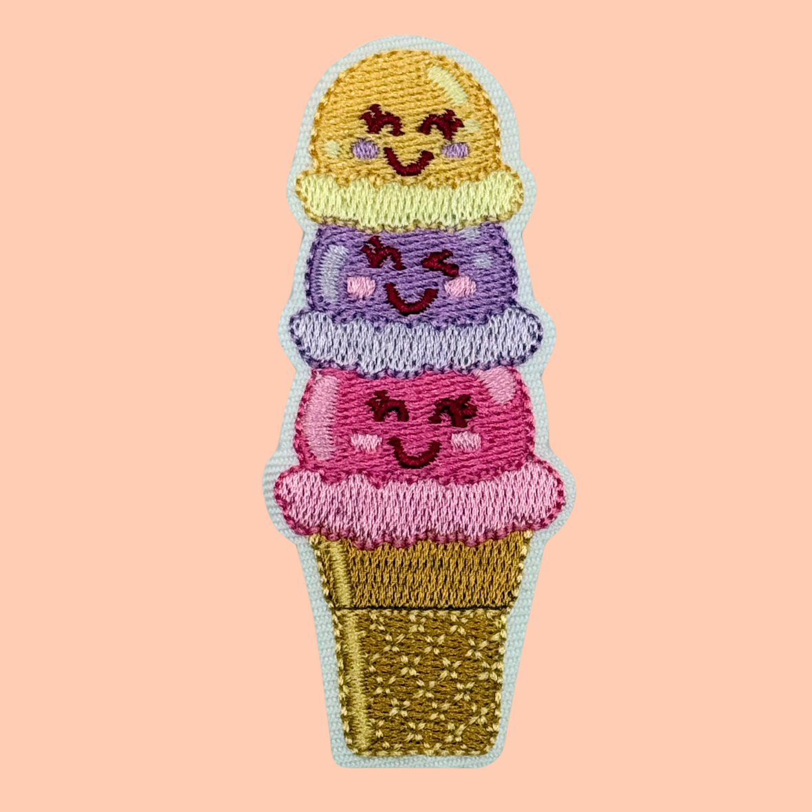 3 Scoop Ice-Cream Cone