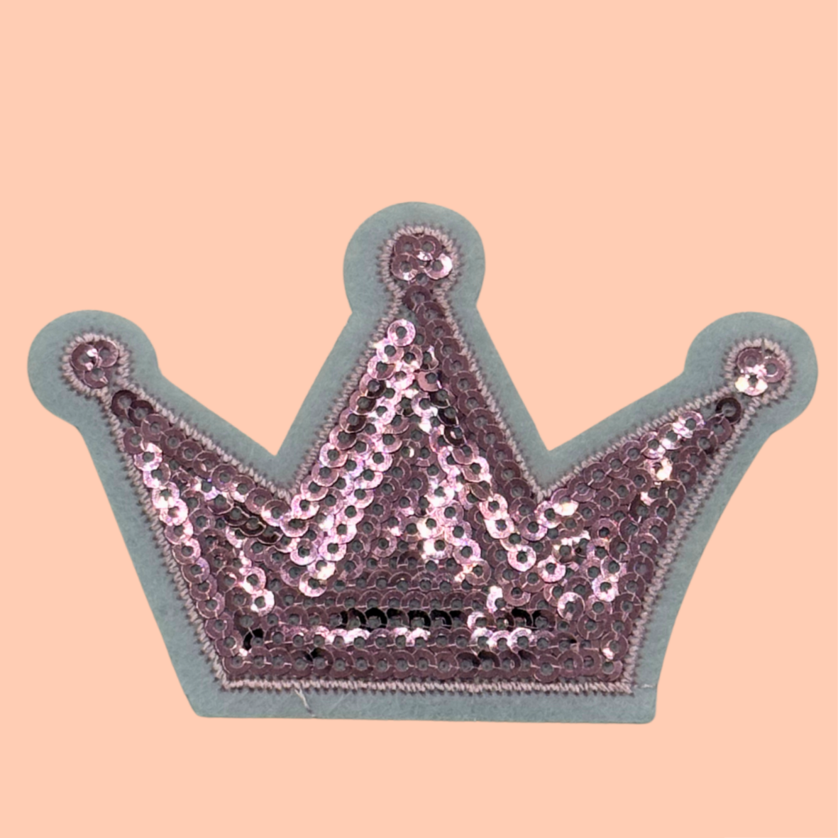 Pink Sequin Crown