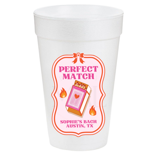 Perfect Match Bow 20oz Cups