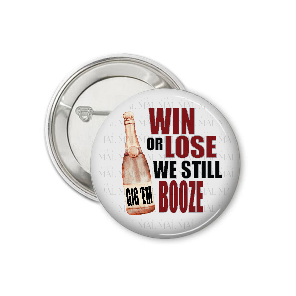 Win or Lose 3" Button