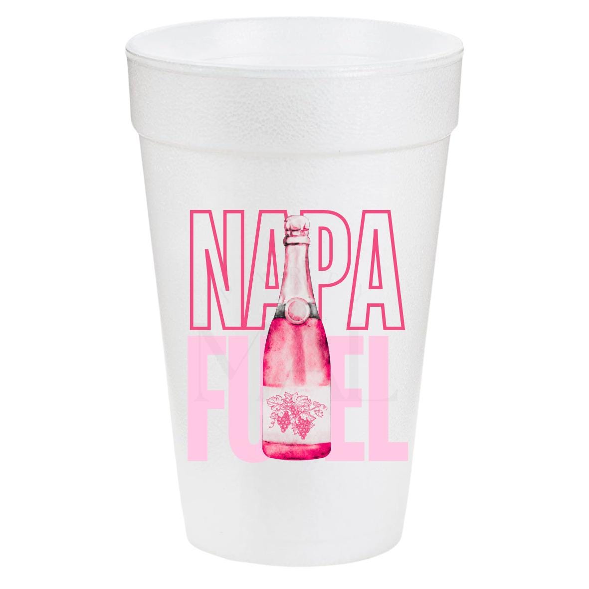 Napa 20oz Styrofoam Cup Sleeve, Napa Vacation, Napa Cups, Napa Winery Cups, Napa Wine Fun Themed Custom Styrofoam Cups