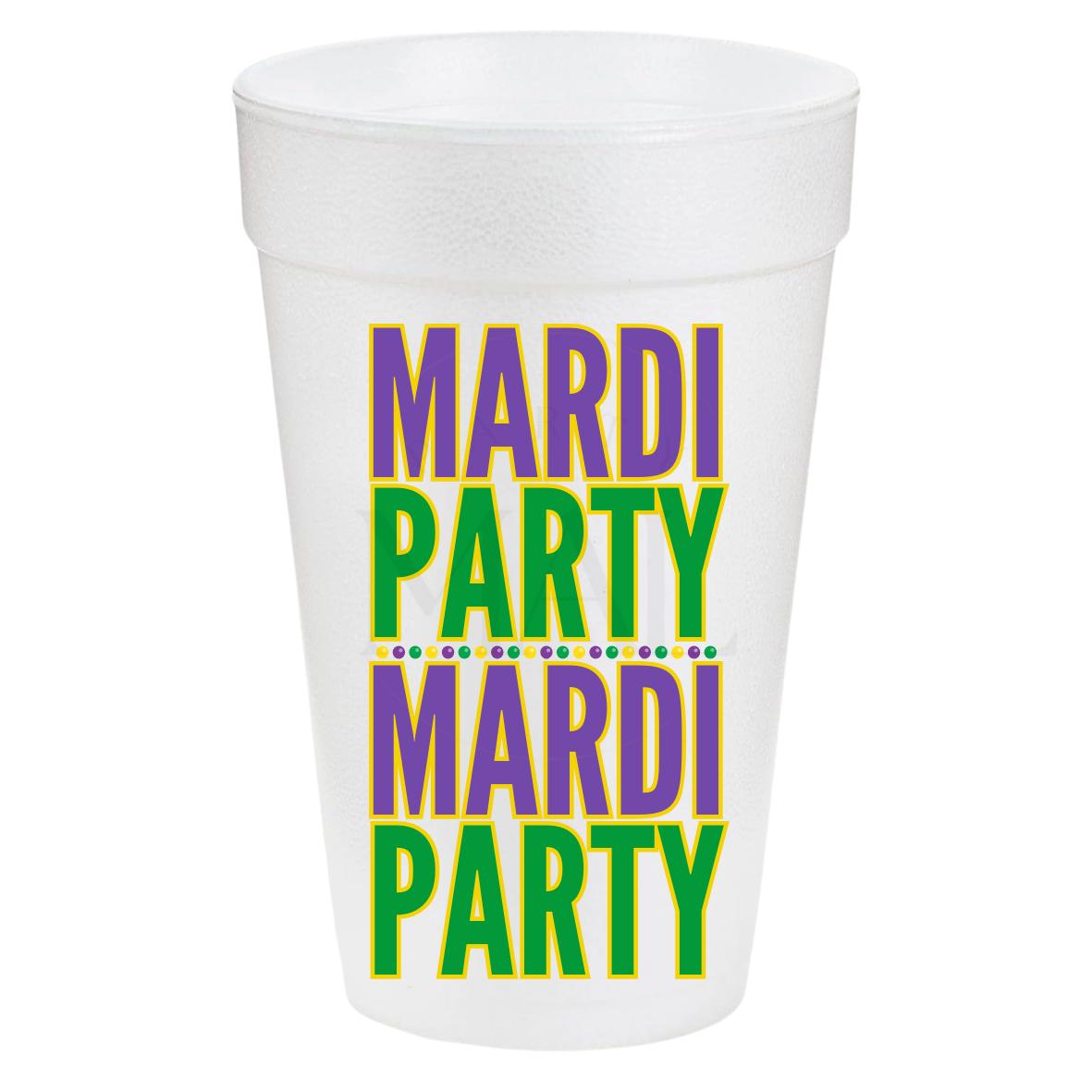 Mardi Party 20oz Cups