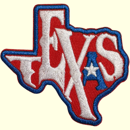Teaxs State Red, White & Blue