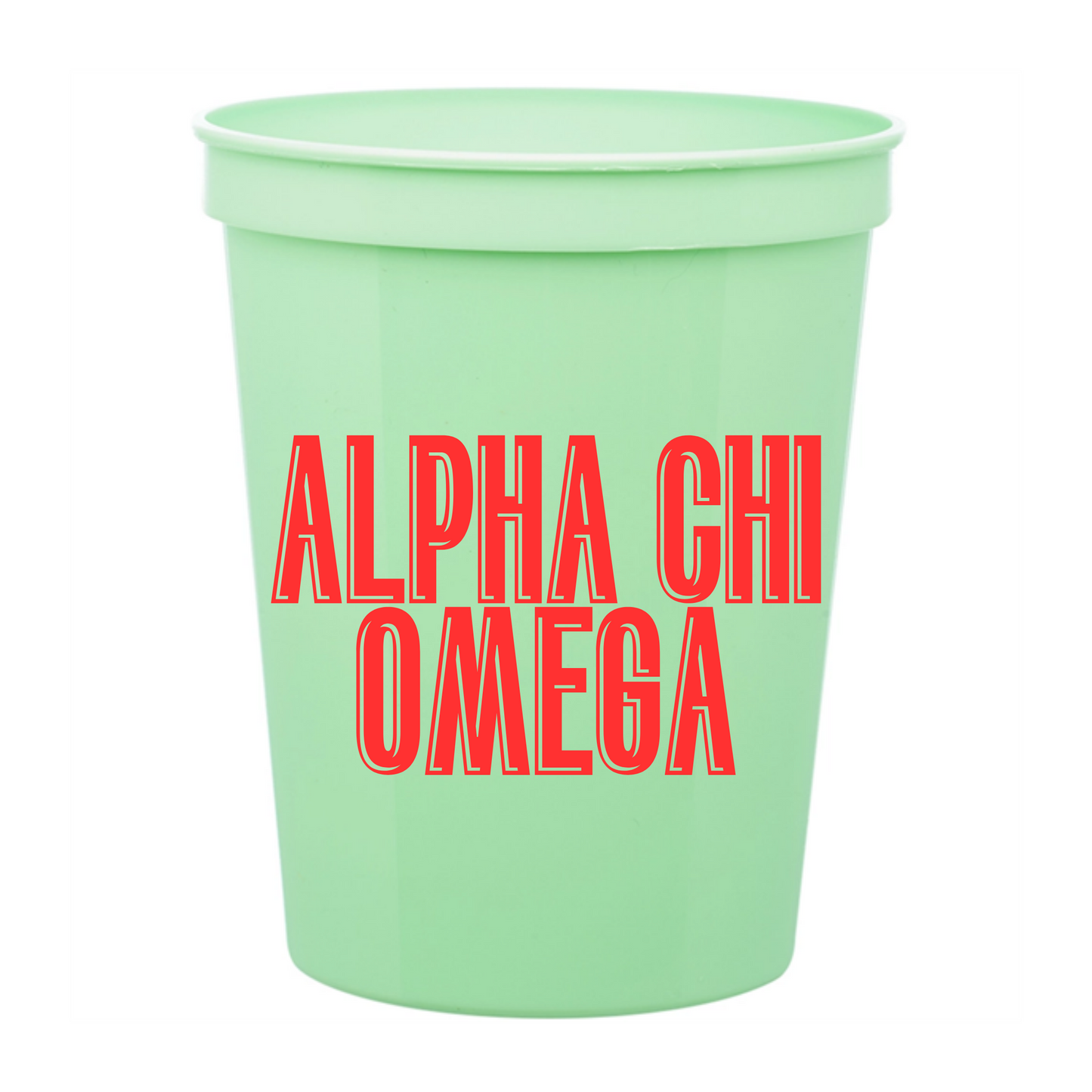 Alpha Chi Omega 16oz Cups (10 pack)