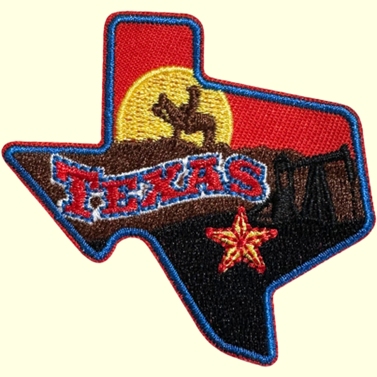 Teaxs State Horse, Sun & Star