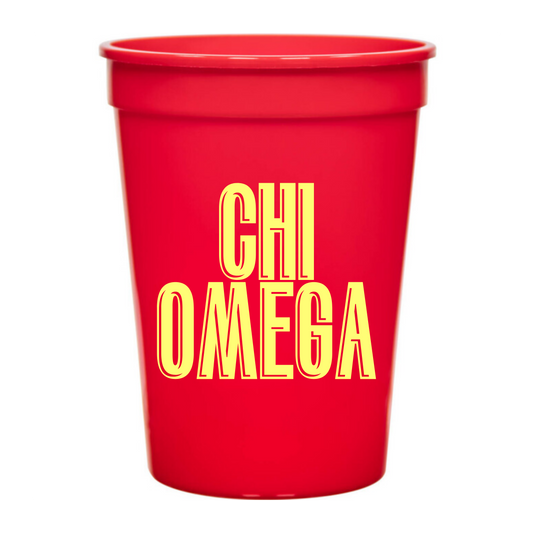 Chi Omega 16oz Cups (10 pack)