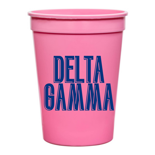 Delta Gamma 16oz Cups (10 pack)