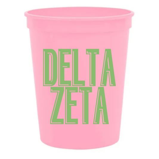 Delta Zeta 16oz Cups (10 pack)