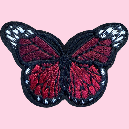 Wine Red Small Butterfly