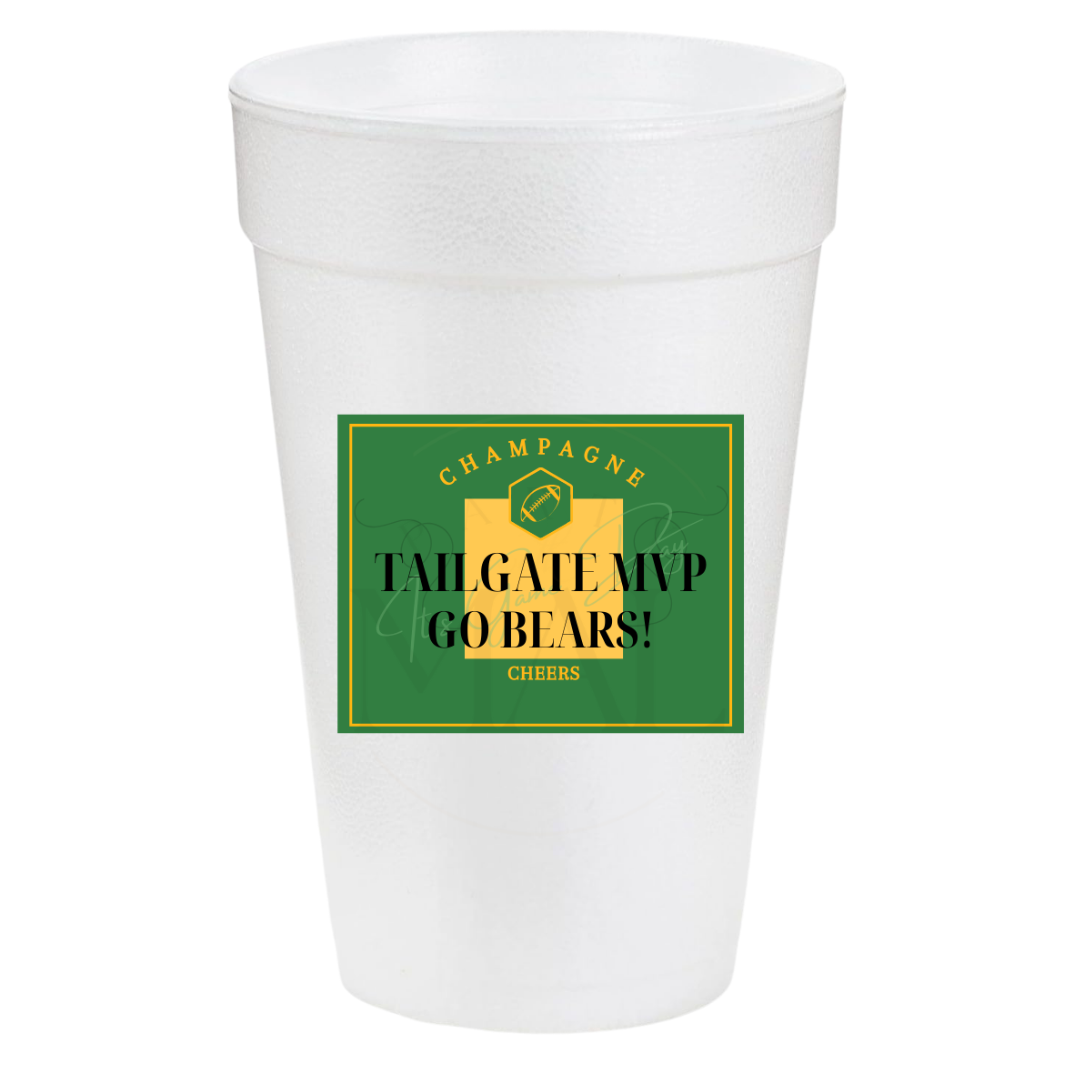 Bears Champagne 20oz Cups