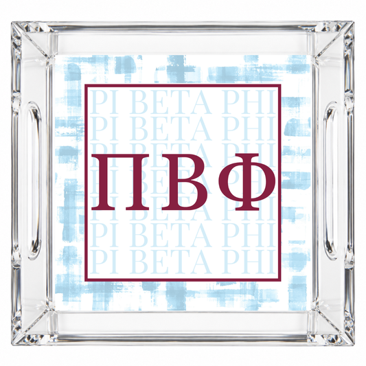 Pi Beta Phi Acrylic Tray
