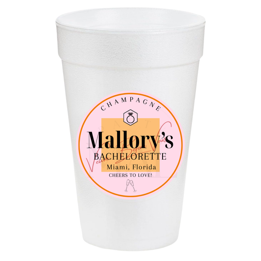 Veuve Before Vows Circle 20oz Cups