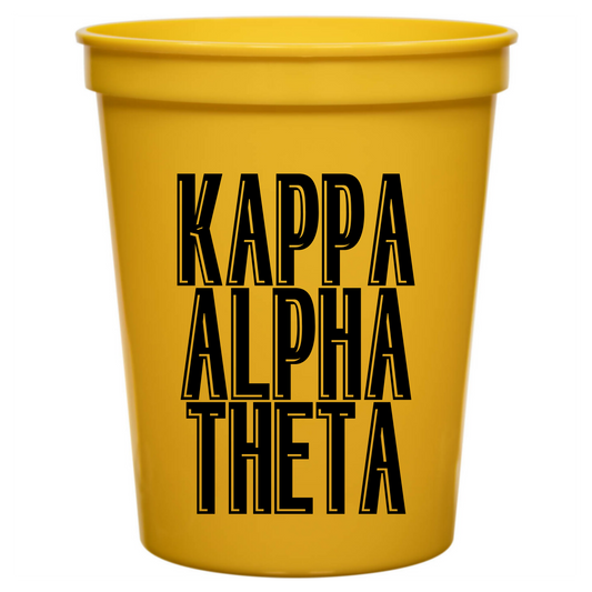 Kappa Alpha Theta 16oz Cups (10 pack)