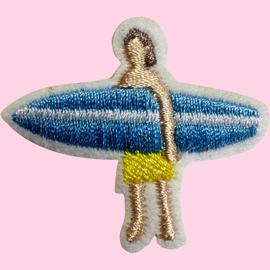 Surfer with Board