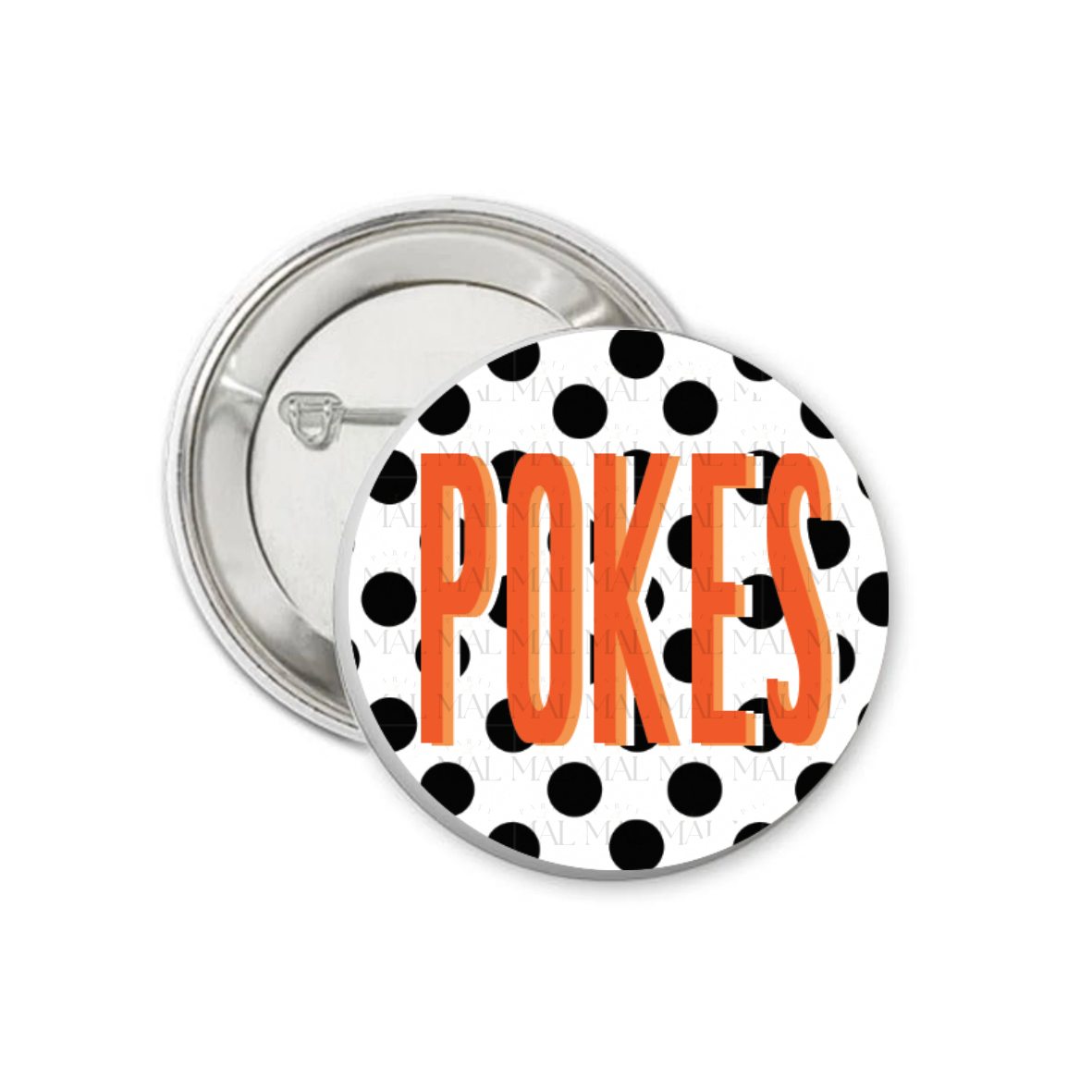 Polka Dot 3" Button