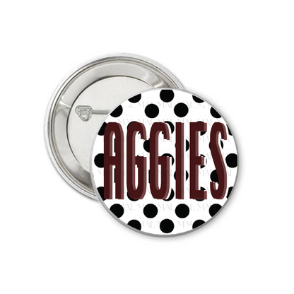 Polka Dot 3" Button