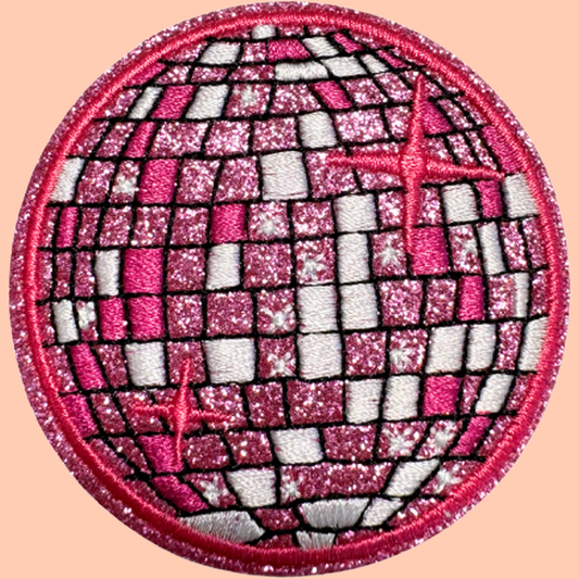Hot Pink Discoball Medium