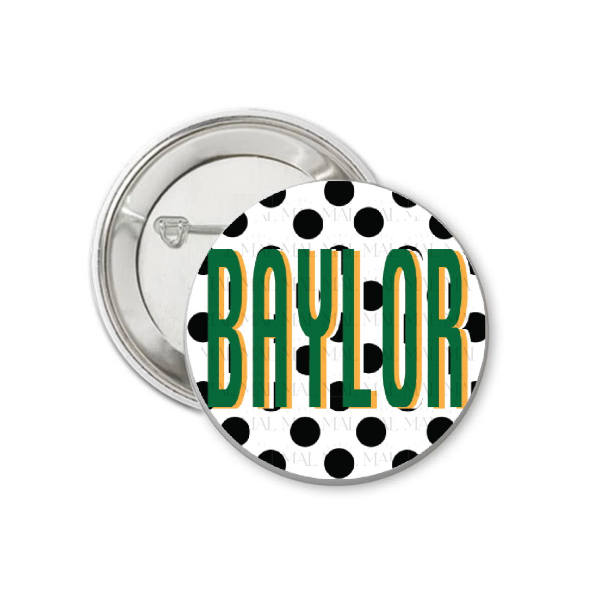 Polka Dot 3" Button