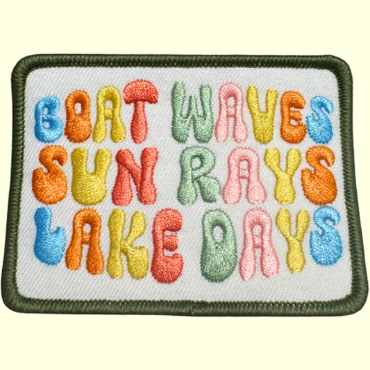 Boat Waves Sun Rays Lake Days