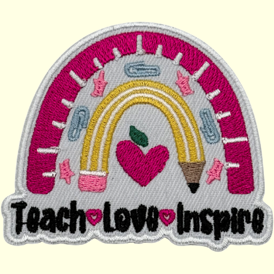 Teach Love Inspire Curved Pencil