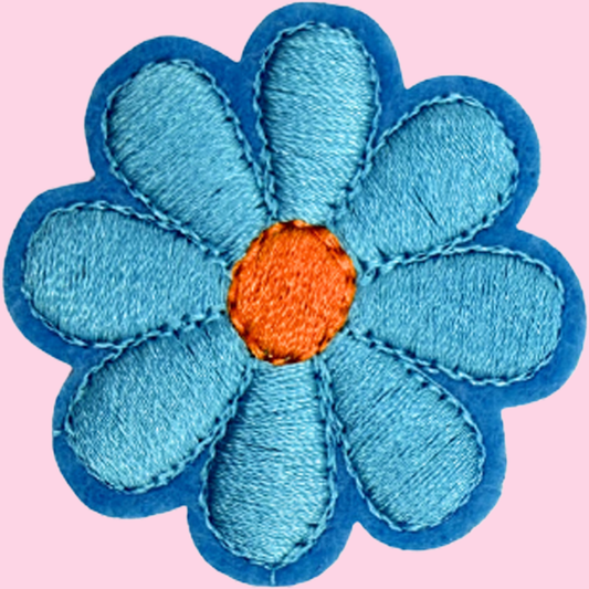 Light Blue & Orange Flower